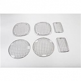 Rugged Ridge Headlight Guard Wire Mesh Style Stainless Steel Silver Set Of 6 - 1110203