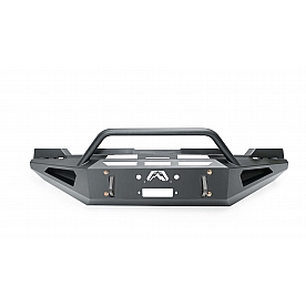Fab Fours Bumper Red Steel 1-Piece Design Steel Black - M20RS50621