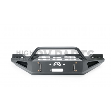 Fab Fours Bumper Red Steel 1-Piece Design Steel Black - M20RS50621