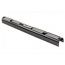 Westin Public Safety Bumper Push Bar Top Channel Cover Powder Coated Black Steel - 366015F4