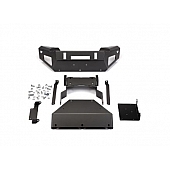 Warn Bumper One Piece Angled Design Steel Black - 101712