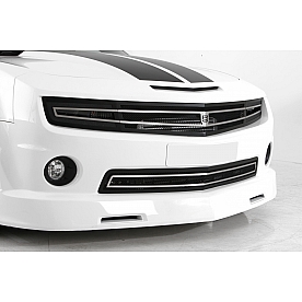 DJ Grilles Bumper Grille Insert Mesh Matte Black Stainless Steel - DJ110175