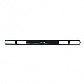 Westin Public Safety Bumper Push Bar Top Channel Cover Powder Coated Black Steel - 366015S4