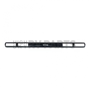 Westin Public Safety Bumper Push Bar Top Channel Cover Powder Coated Black Steel - 366015S4