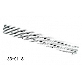 Paramount Automotive Bumper Grille Insert Vertical Overlay Polished Silver Aluminum - 330116