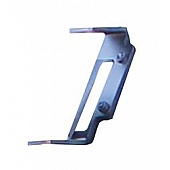 Mile Marker Windshield Hinge Light Bracket - Steel Wrinkle Black - 52599