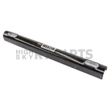 Westin Public Safety Bumper Push Bar Top Channel Cover Powder Coated Black Steel - 366005C2