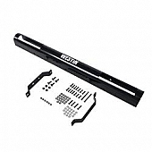 Westin Public Safety Bumper Push Bar Top Channel Cover Powder Coated Black Steel -  36-6005C2CH