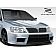 DuraFlex Bumper Cover Plain  Evo X Fiberglass - 108197
