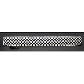 Street Scene Bumper Grille Insert Mesh Satin Silver Aluminum - 95077859