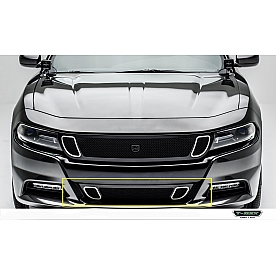 DJ Grilles Bumper Grille Insert Mesh Powder Coated Black Steel - DJ24801