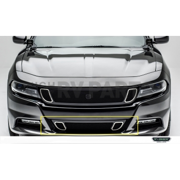 DJ Grilles Bumper Grille Insert Mesh Powder Coated Black Steel - DJ24801