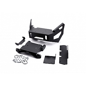 Warn Bumper 1-Piece Design Steel Black - 102506