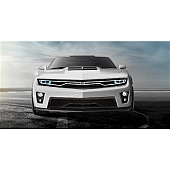 DJ Grilles Bumper Grille Insert Mesh Matte Black Stainless Steel - DJ310175