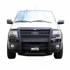 Westin Public Safety Bumper Push Bar 3 Inch Powder Coated Black Steel - 3653865