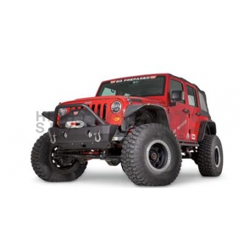 Warn Bumper Rock Crawler 1-Piece Design Steel Black - 102520