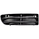 Help! By Dorman Bumper Grille Insert Horizontal Bar Black Plastic - 45164