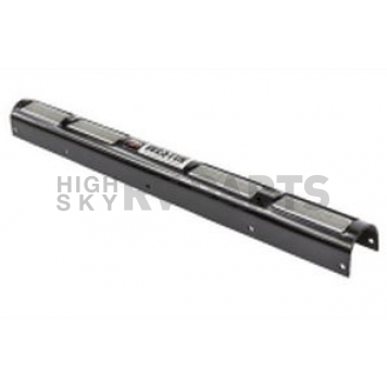 Westin Public Safety Bumper Push Bar Top Channel Cover Powder Coated Black Steel - 366005F4