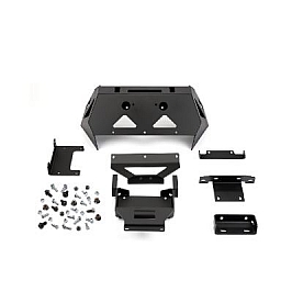 Warn Bumper 1-Piece Design Steel Black - 103392