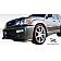 DuraFlex Bumper Cover Plain  Platinum Fiberglass - 102004