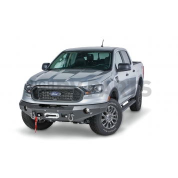 Warn Bumper Ascent 1-Piece Design Steel Black - 103465-1