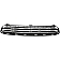 Help! By Dorman Bumper Grille Insert Snaps In Black ABS Plastic - 45173