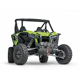 Warn Bumper 1-Piece Design Steel Black - 104300