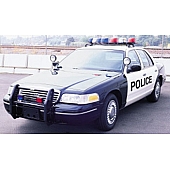 Go Rhino Safety Division Bumper Push Bar 3 Inch Powder Coated Black Steel - 5036
