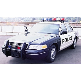 Go Rhino Safety Division Bumper Push Bar 3 Inch Powder Coated Black Steel - 5036