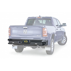 Warn Bumper Ascent 1-Piece Design Steel Black - 104823
