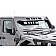 Fab Fours Windshield Frame Cover Steel - JL3020B