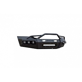 Iron Cross Bumper 1-Piece Hardline Steel Black - 6242511