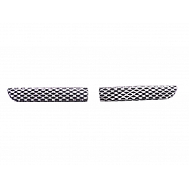 Street Scene Bumper Grille Insert Mesh Chrome Plated Silver Steel - 95078113