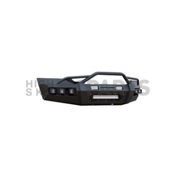Iron Cross Bumper 1-Piece Hardline Steel Black - 6242517