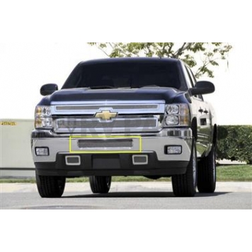 T-Rex Truck Products Bumper Grille Insert Mesh Polished Silver Stainless Steel - 55114