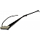 Help! By Dorman WindShield Wiper Arm 19-1/2 Inch Black Single - 42576