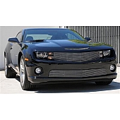 T-Rex Truck Products Bumper Grille Insert Horizontal Bar Polished Silver Billet Aluminum - 25028