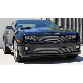 T-Rex Truck Products Bumper Grille Insert Horizontal Bar Polished Silver Billet Aluminum - 25028
