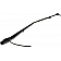 Help! By Dorman WindShield Wiper Arm 22-3/4 Inch Black Single - 42577