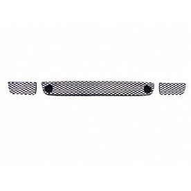 Street Scene Bumper Grille Insert Mesh Chrome Plated Silver Steel - 95078124
