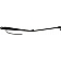 Help! By Dorman WindShield Wiper Arm 23 Inch Black Single - 42578