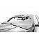 Fab Fours Windshield Frame Cover - Steel Black - VC29001
