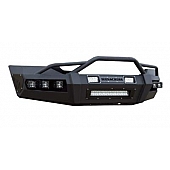 Iron Cross Bumper 1-Piece Hardline Steel Black - 6262519