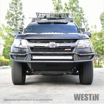 Westin Automotive Bumper Outlaw 1-Piece Design Steel Black - 5861055-1