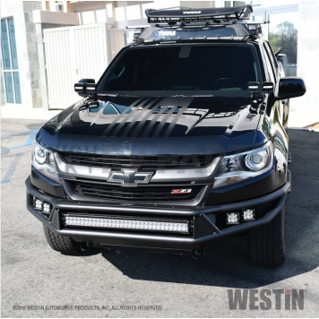 Westin Automotive Bumper Outlaw 1-Piece Design Steel Black - 5861055-5