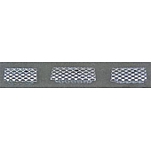 Street Scene Bumper Grille Insert Mesh Chrome Plated Silver Stainless Steel - 95078131