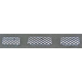 Street Scene Bumper Grille Insert Mesh Chrome Plated Silver Stainless Steel - 95078131