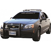 Go Rhino Safety Division Bumper Push Bar 3 Inch Powder Coated Black Steel - 5083