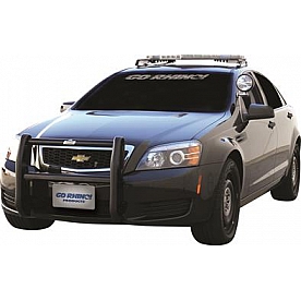 Go Rhino Safety Division Bumper Push Bar 3 Inch Powder Coated Black Steel - 5083