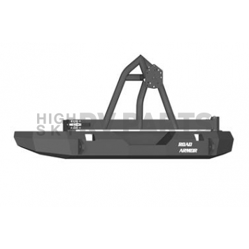 Road Armor Bumper Stealth 1-Piece Design Steel Black - 508R0BTC